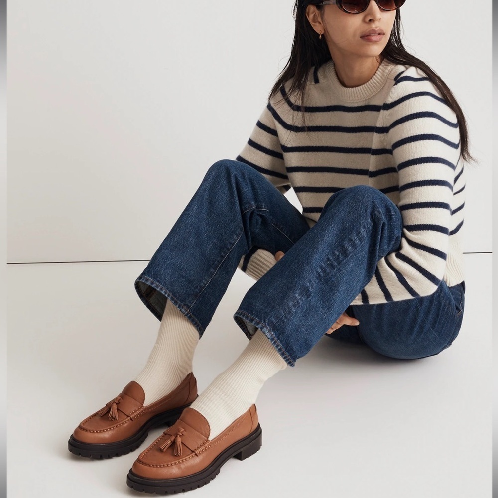 Madewell Brown Tassel Loafers